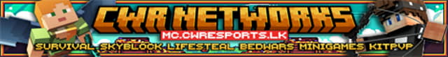Server banner CwR Minecraft network